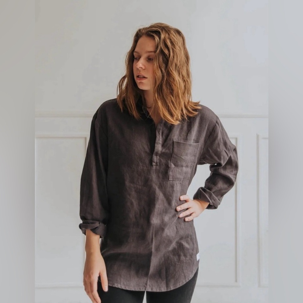 CEDAR AND VINE - LINEN TUNIC size xs
